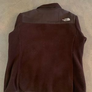 North Face brown fleece girls large